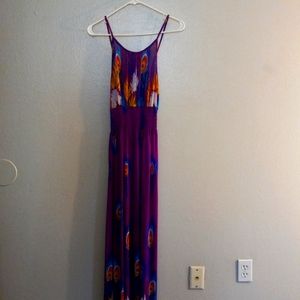 Ace fashion long summer dress size:L purple